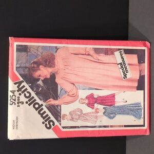 Simplicity Pattern 5254 ~ Every-Body Pullover Caftan or Dress ~ Size Medium VTG